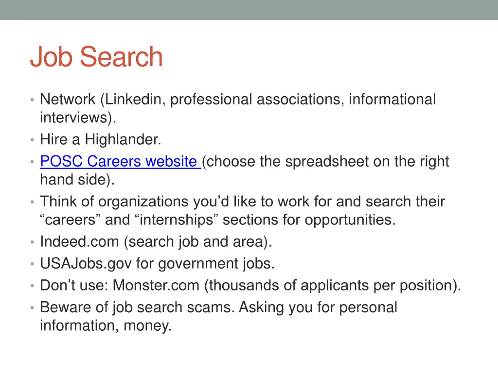 job search