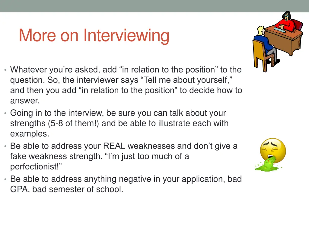 more on interviewing