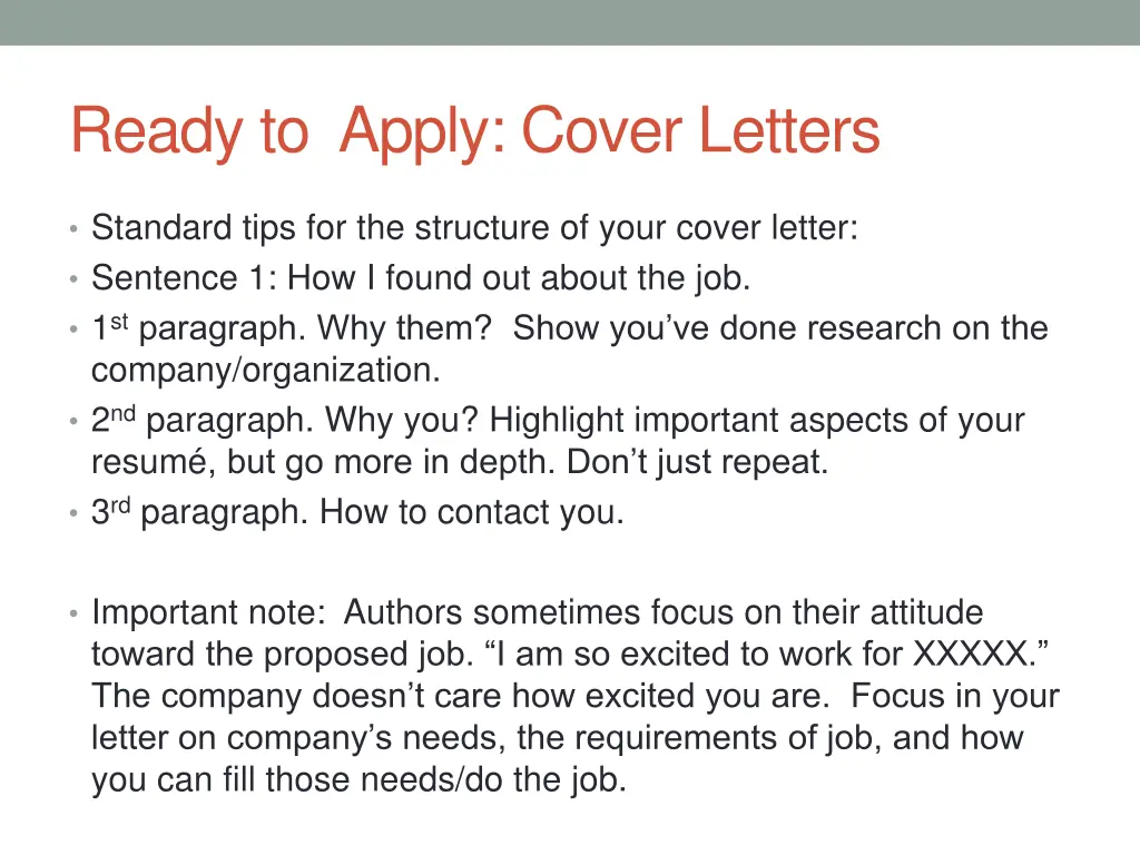 ready to apply cover letters