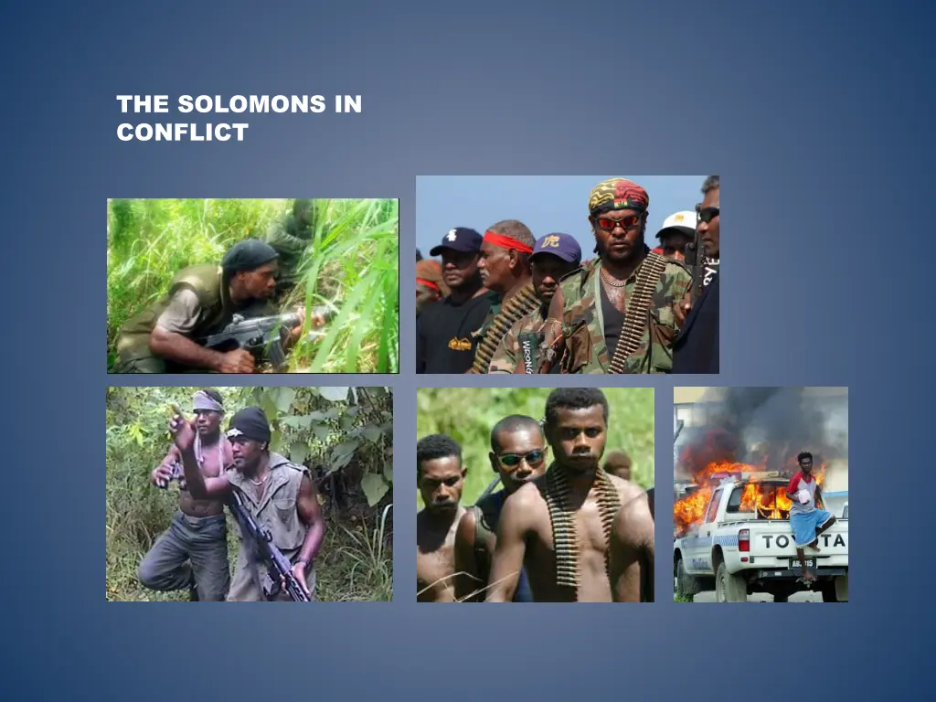 the solomons in conflict