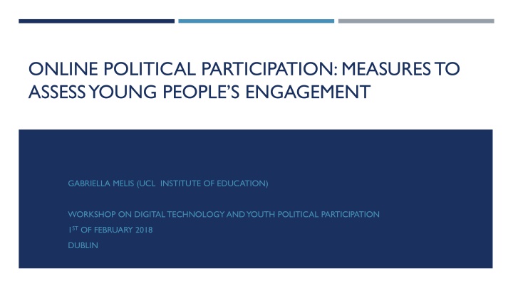 online political participation measures to assess