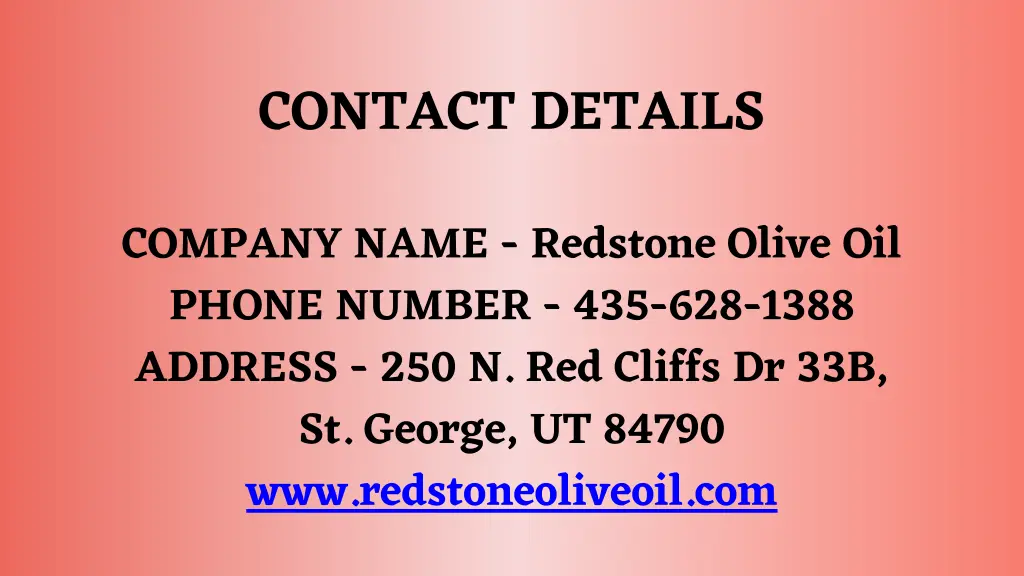 contact details