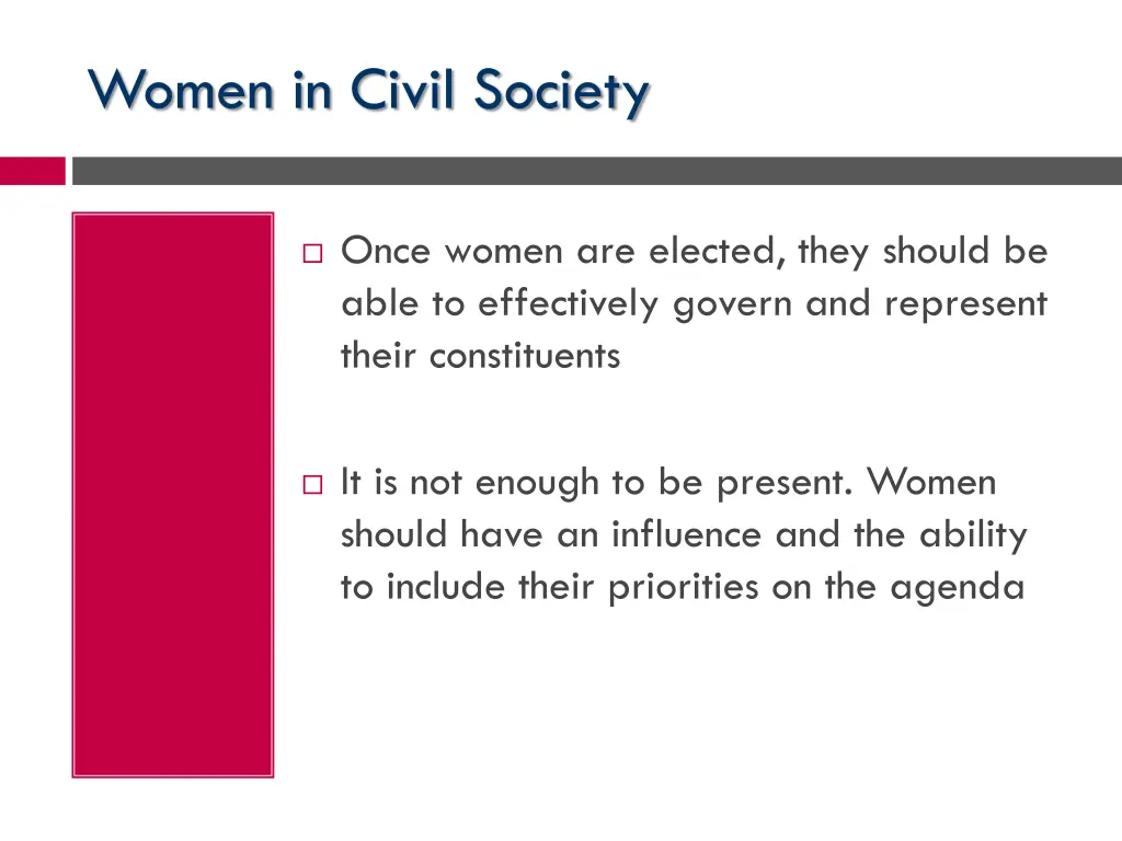 women in civil society 1