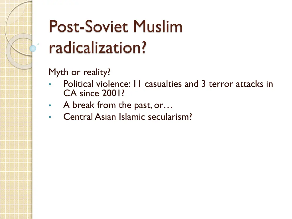 post soviet muslim radicalization