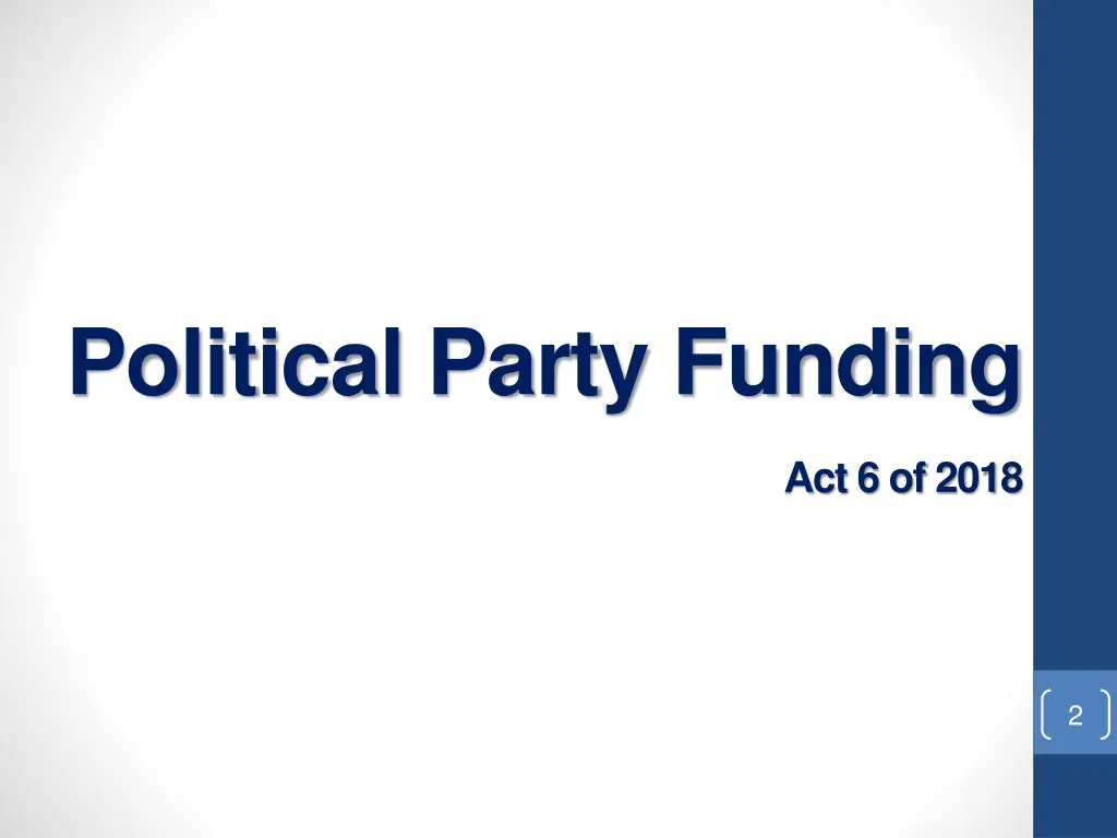 political party funding