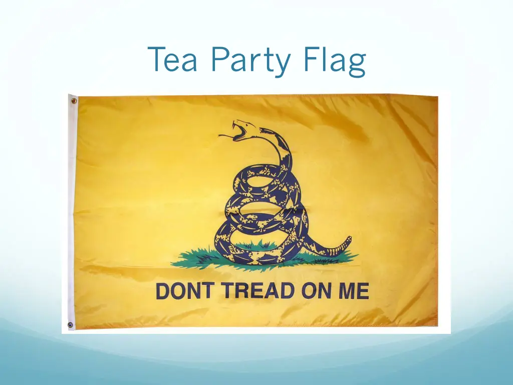 tea party flag