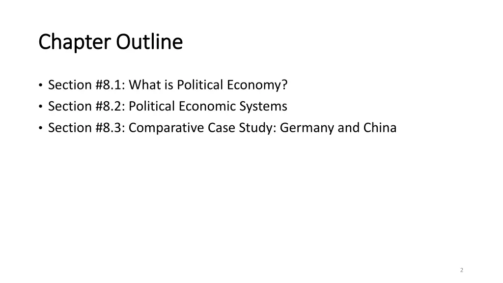 chapter outline chapter outline