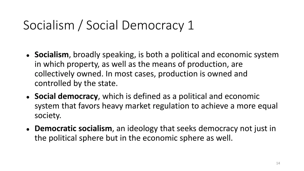 socialism social democracy 1