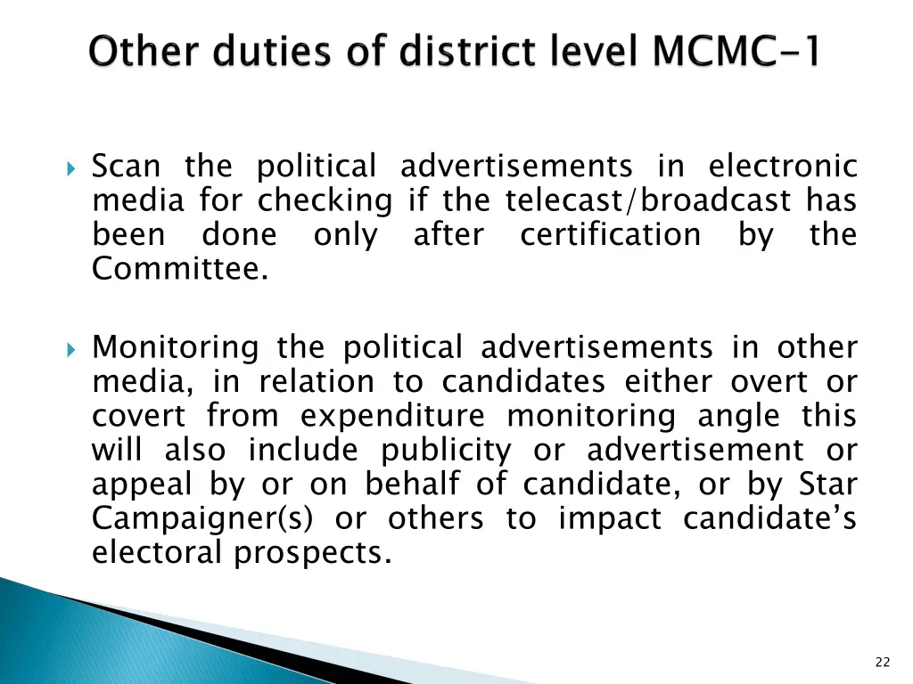 scan the political advertisements in electronic