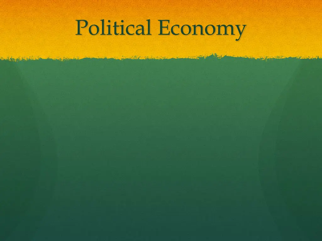 political economy