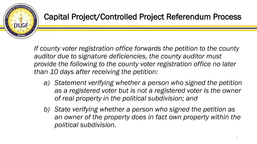 capital project controlled project referendum 3