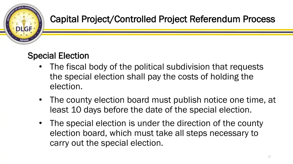 capital project controlled project referendum 9