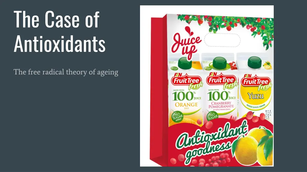 the case of antioxidants