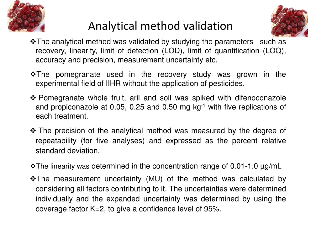 analytical method validation