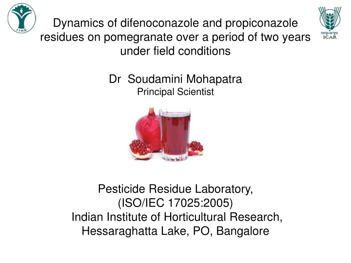 dynamics of difenoconazole and propiconazole