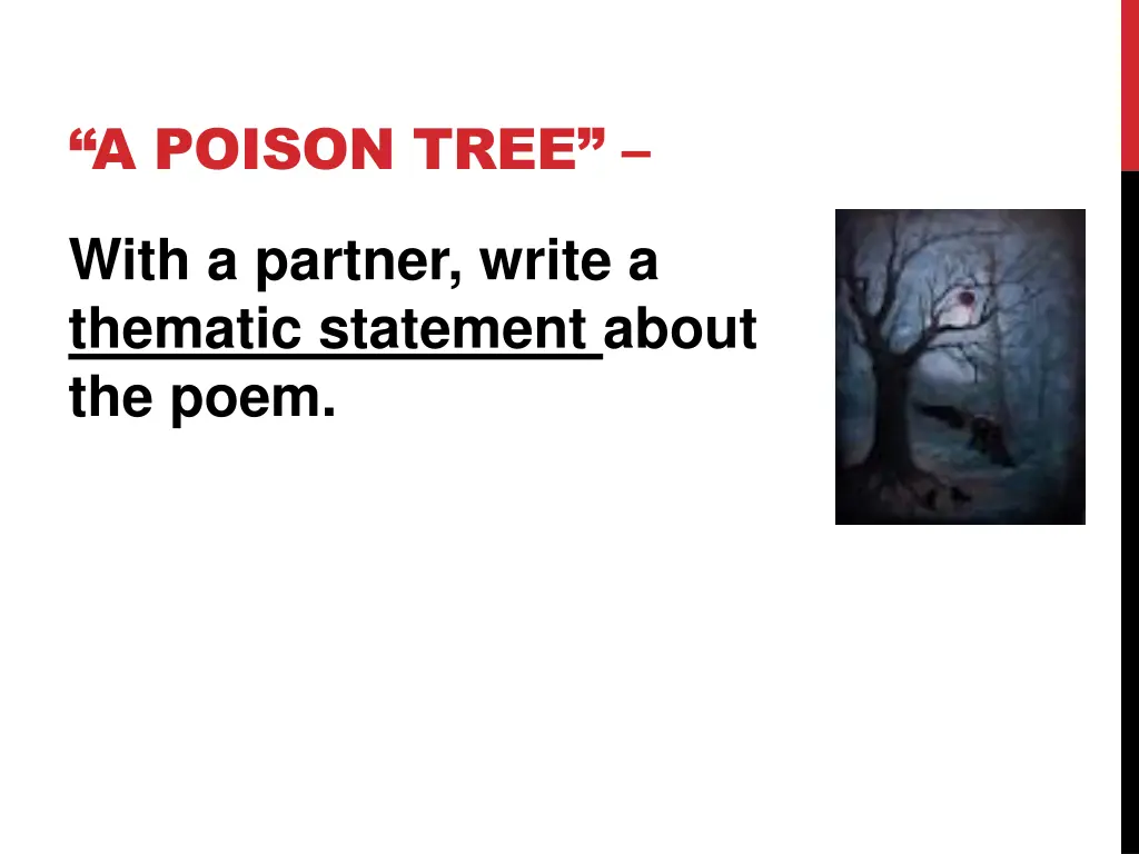 a poison tree 1