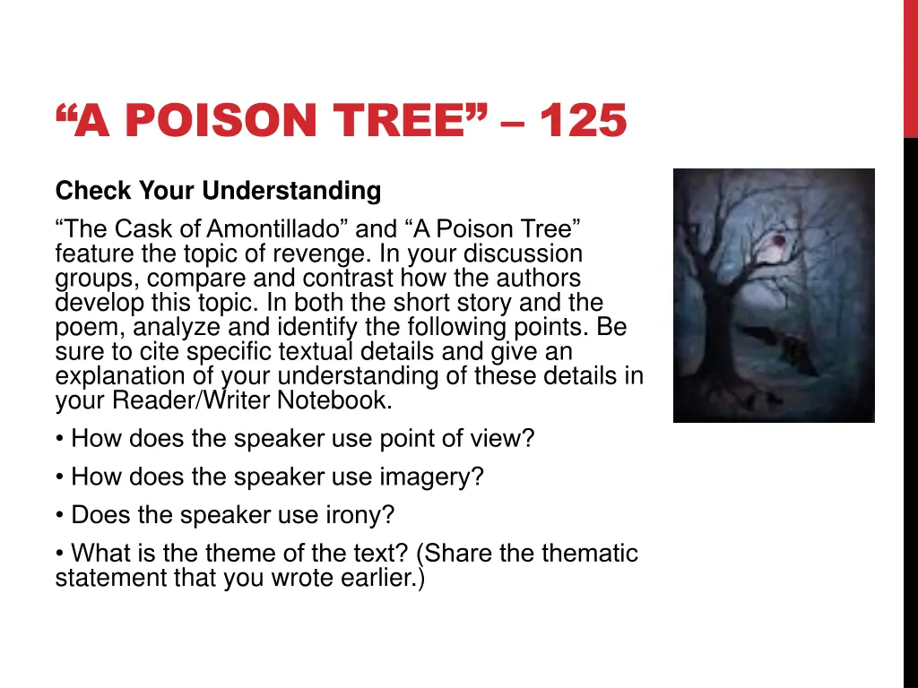 a poison tree 125