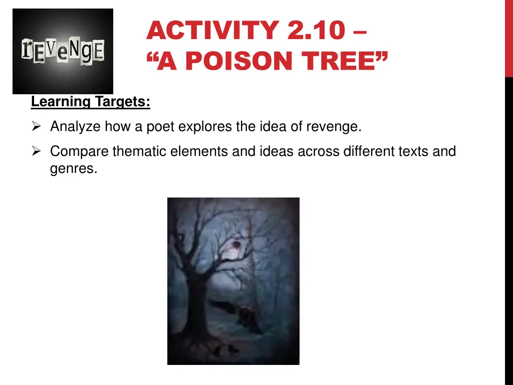 activity 2 10 a poison tree 1