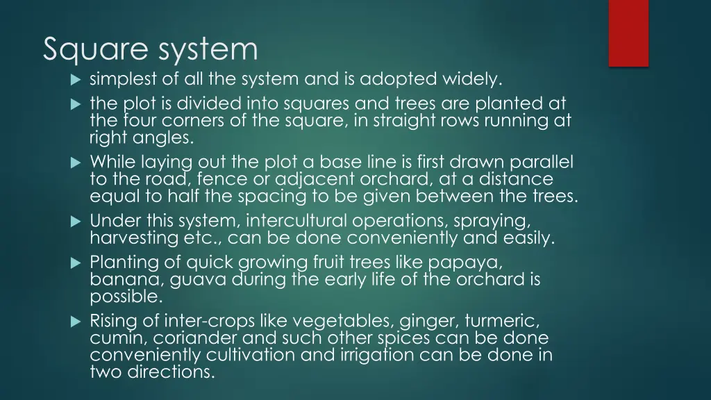 square system simplest of all the system