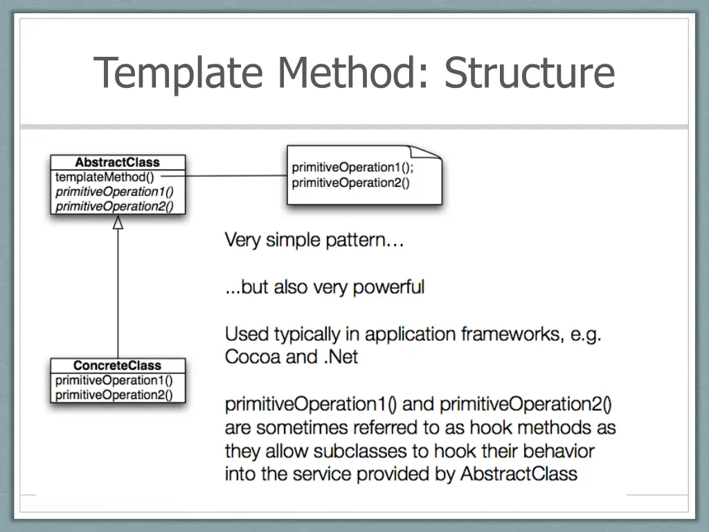 template method structure