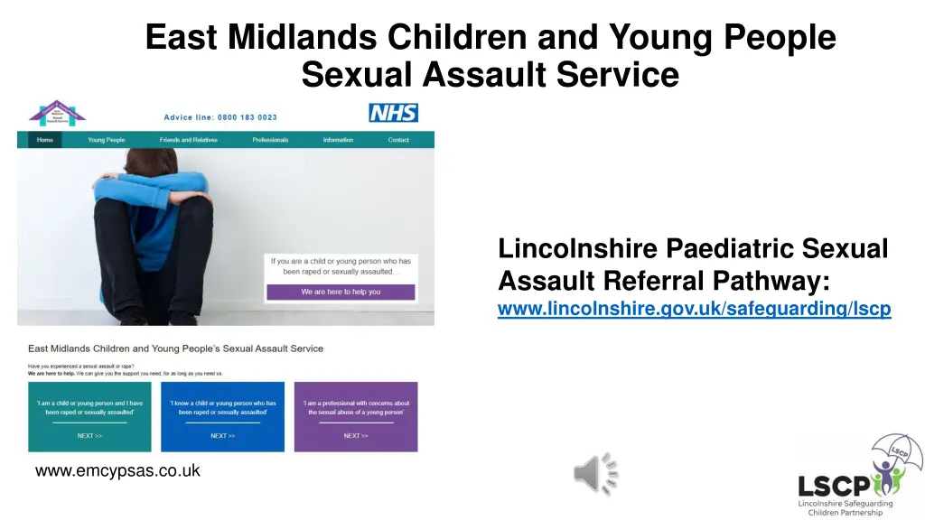 east midlands children and young people sexual