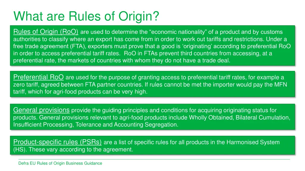 what are rules of origin