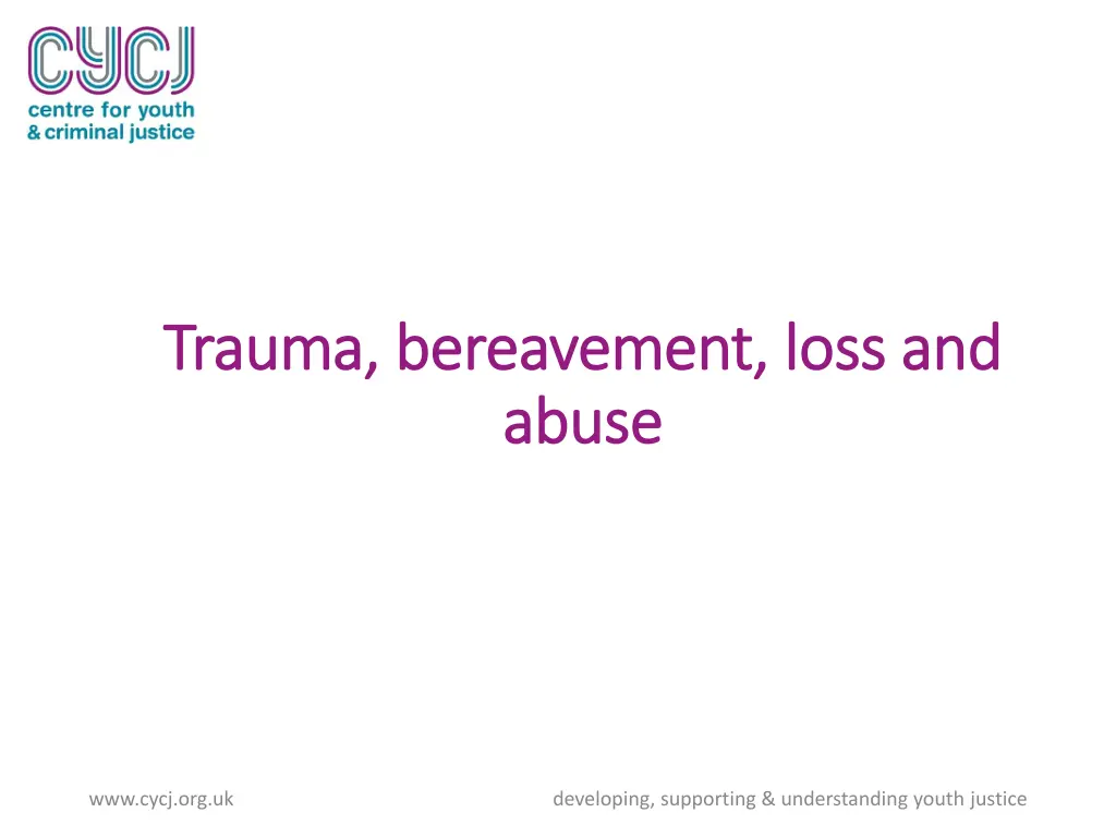 trauma bereavement loss and trauma bereavement