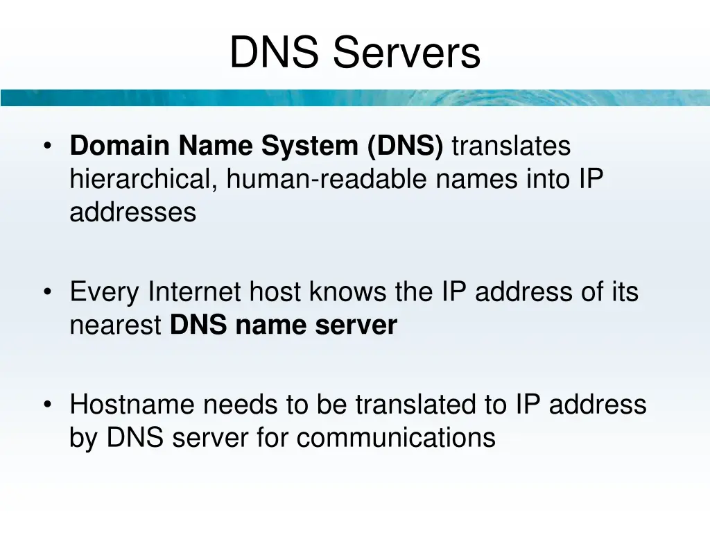 dns servers