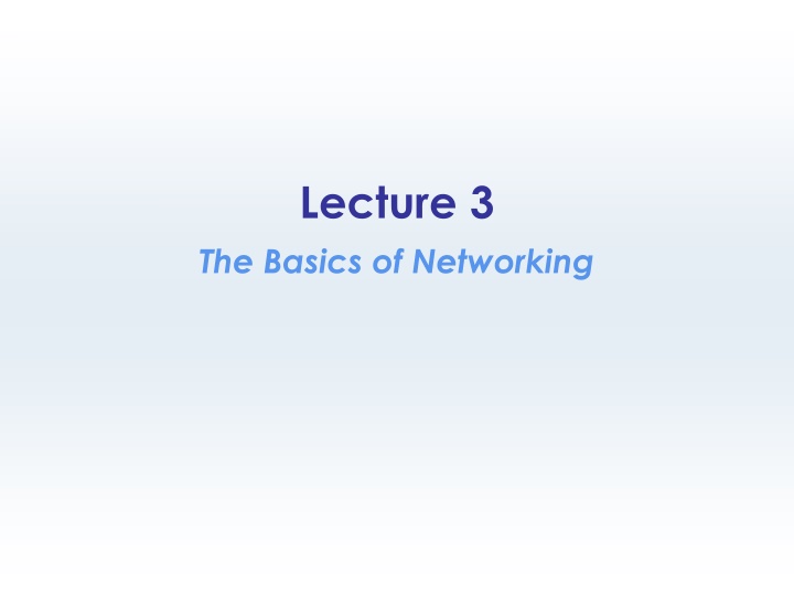 lecture 3