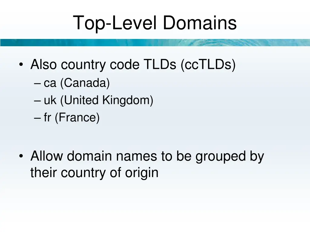 top level domains 2