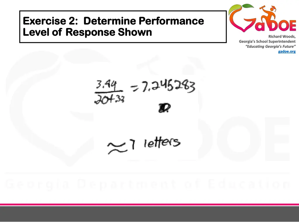 exercise 2 determine performance exercise