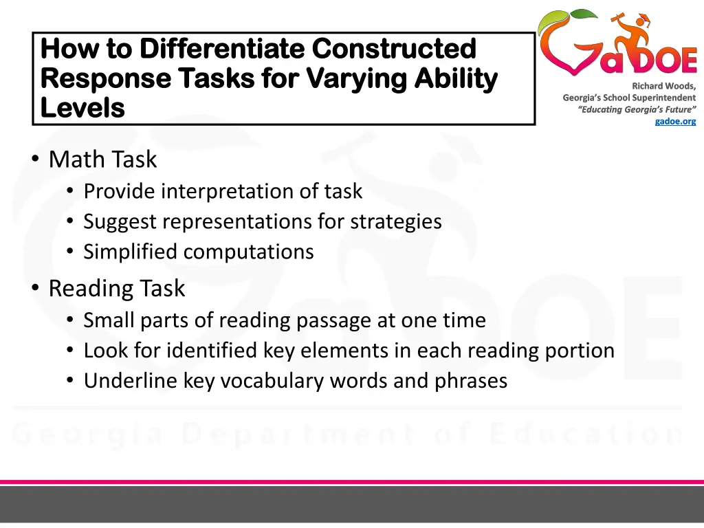 how to differentiate constructed