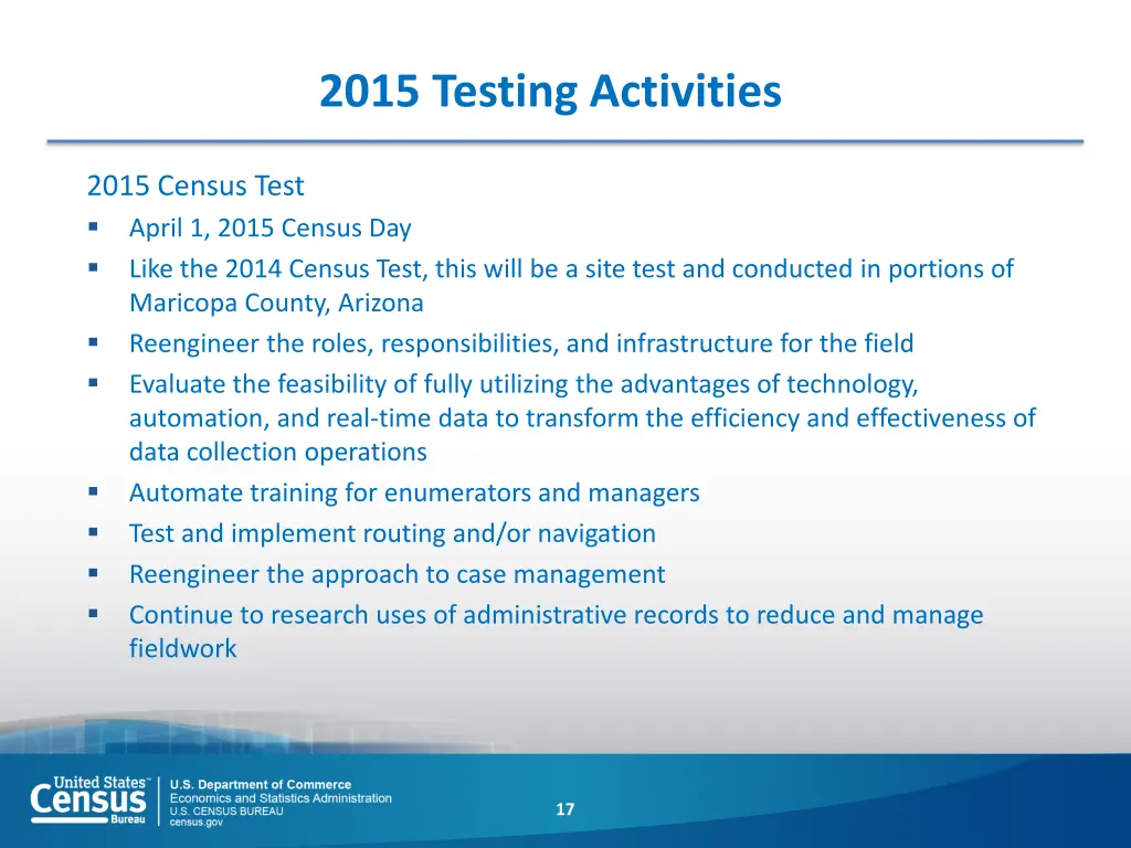 2015 testing activities 3