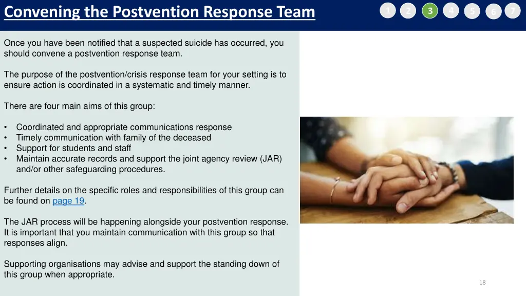 convening the postvention response team