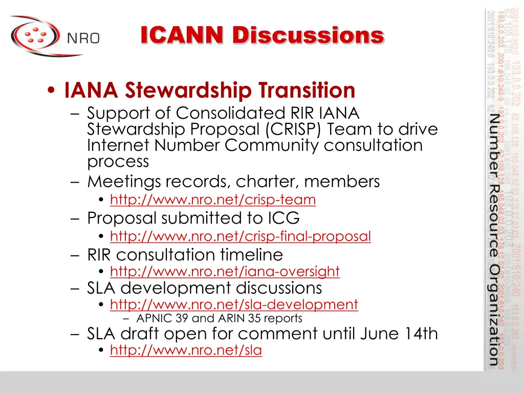 icann discussions