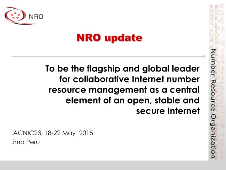 nro update