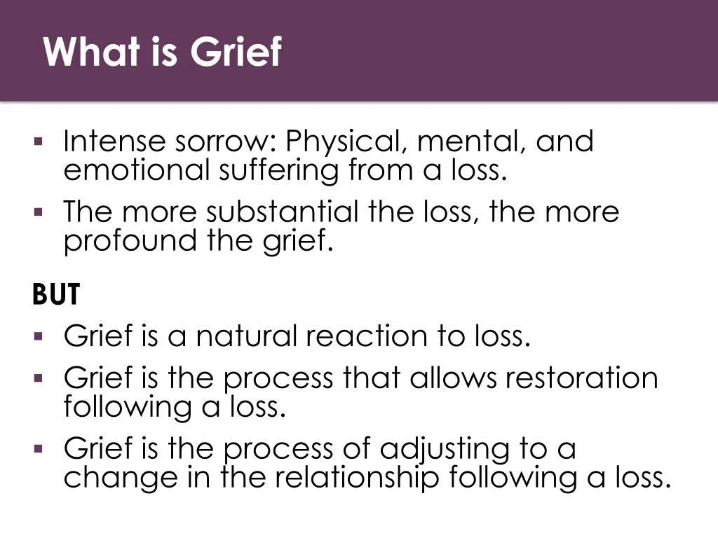 what is grief