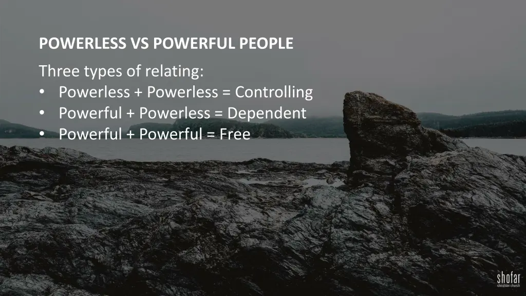 powerless vs powerful people