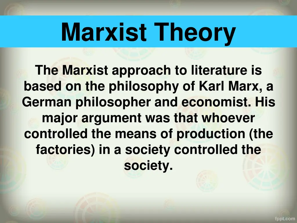 marxist theory 1