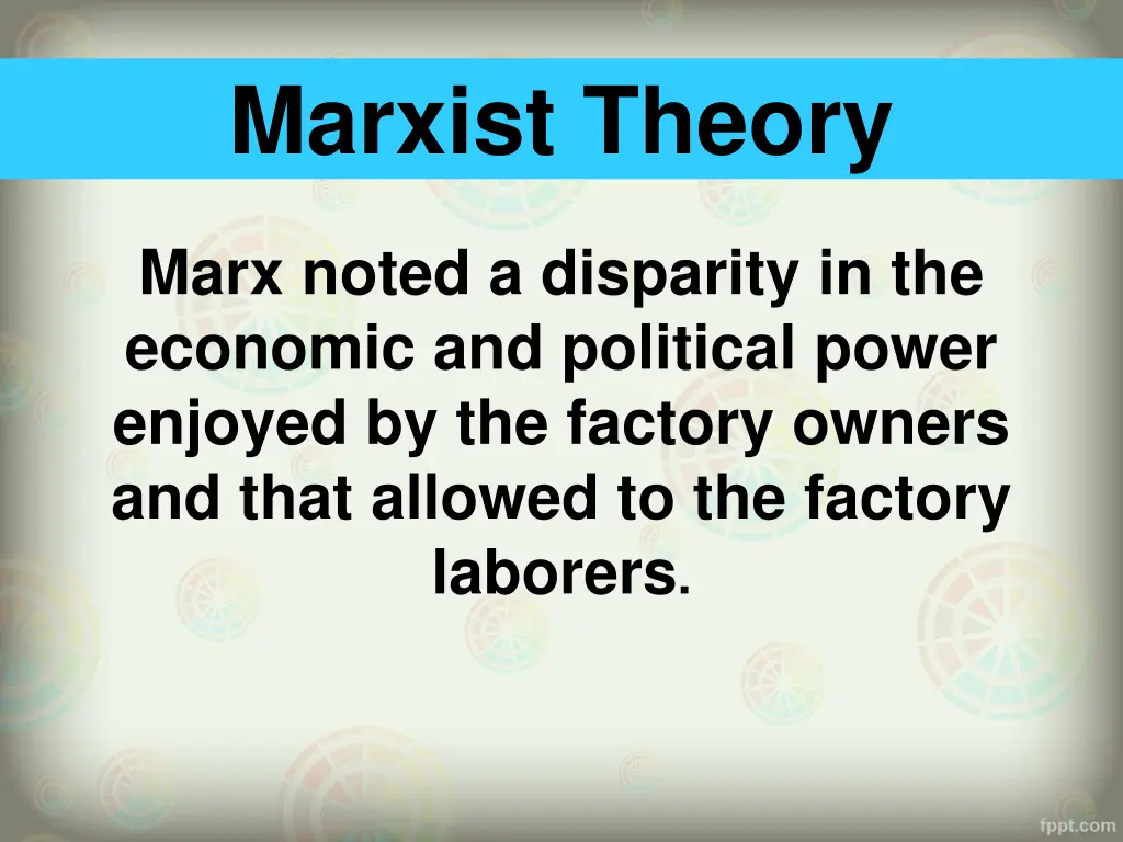 marxist theory 2