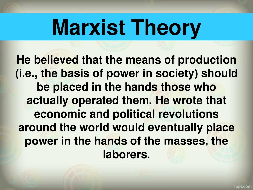 marxist theory 3