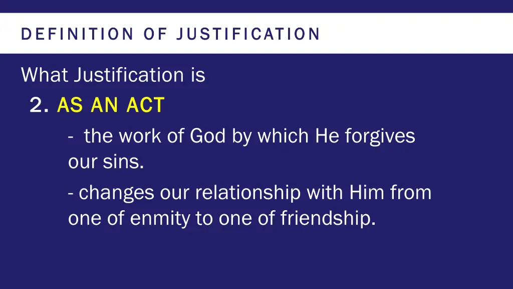 definition of justification definition 2