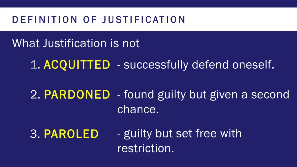 definition of justification definition