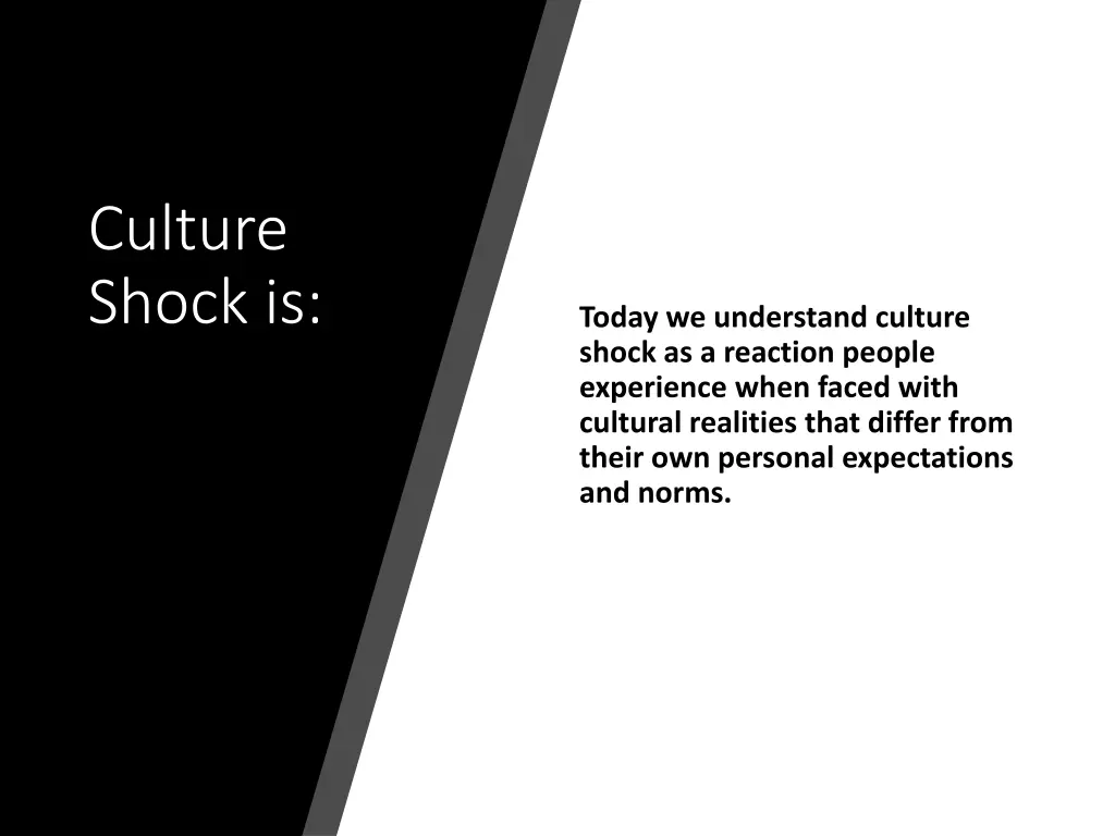 culture shock is