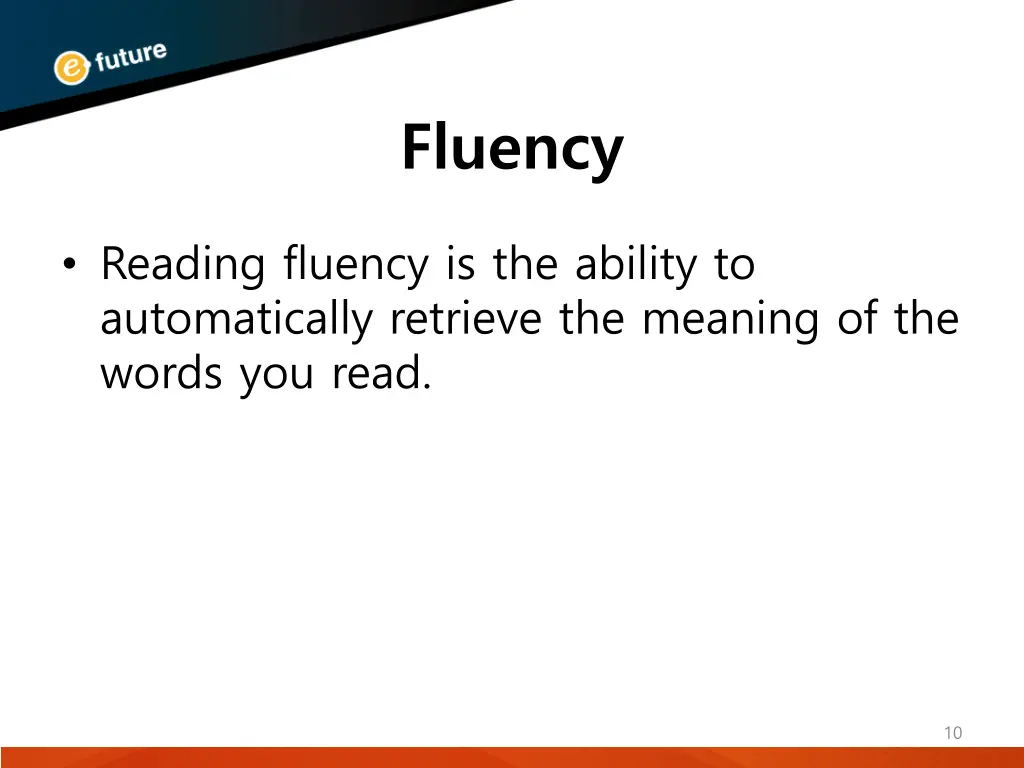 fluency