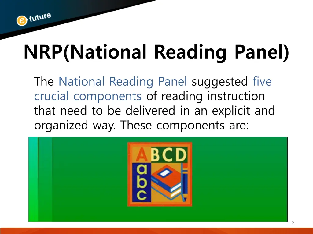 nrp national reading panel