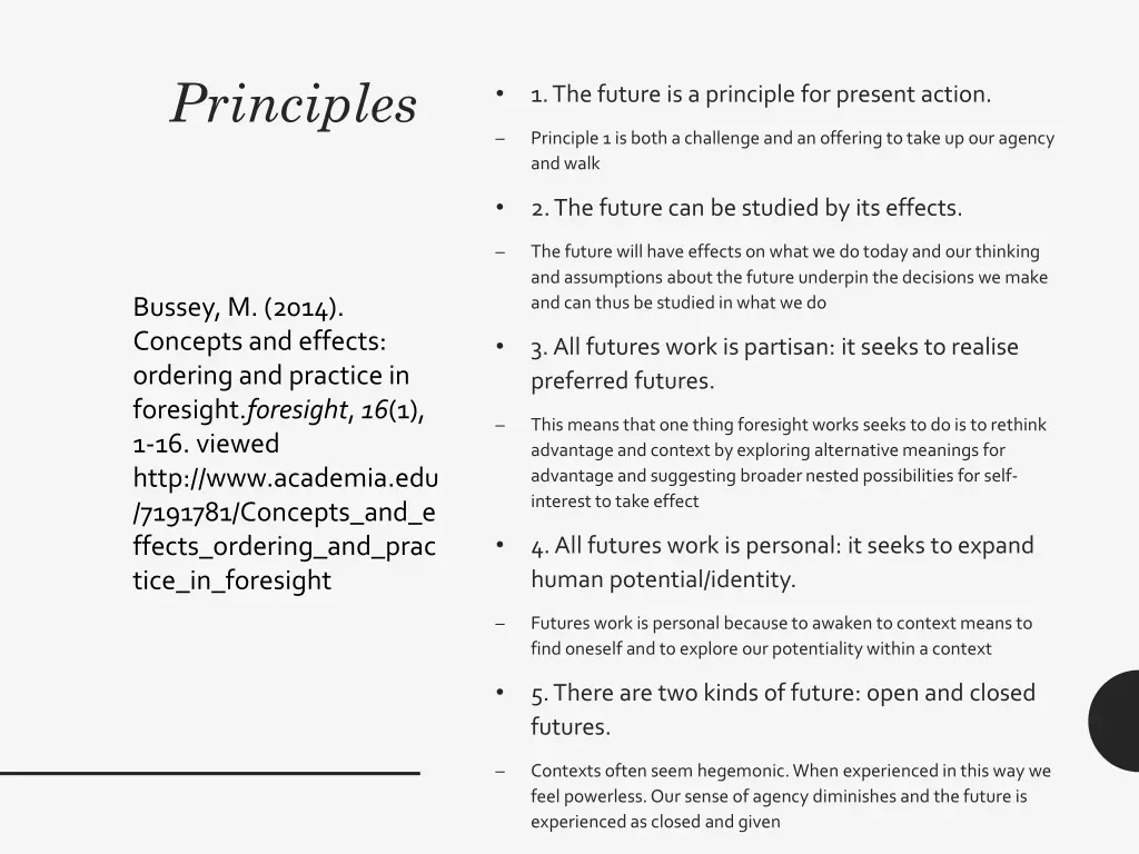 principles