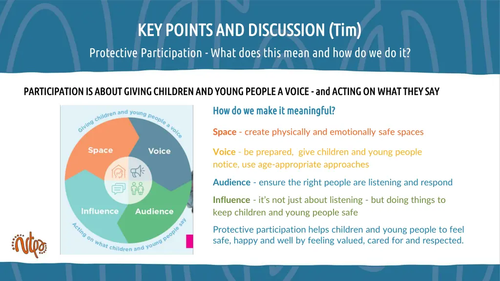 key points and discussion tim key points