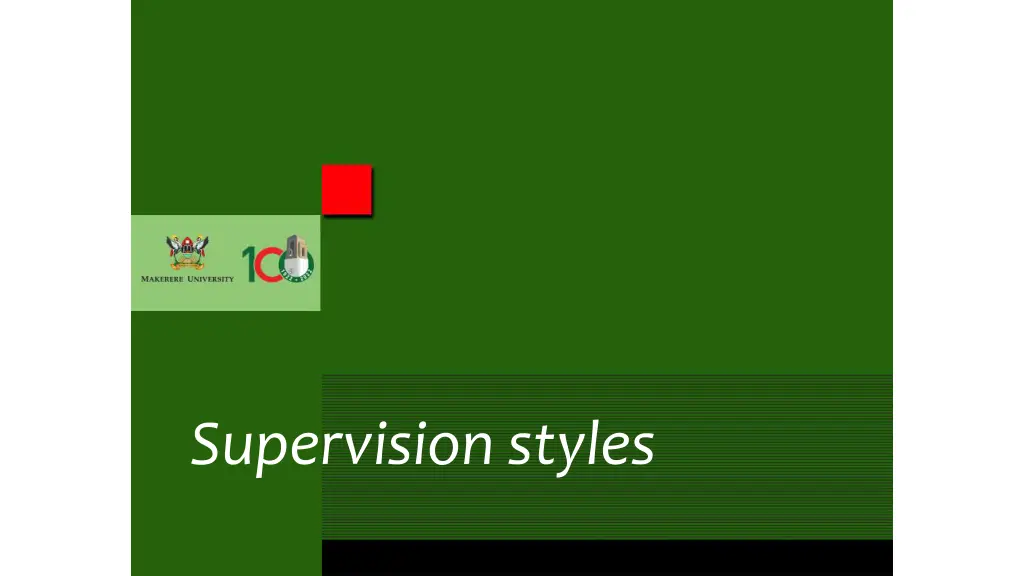 supervision styles