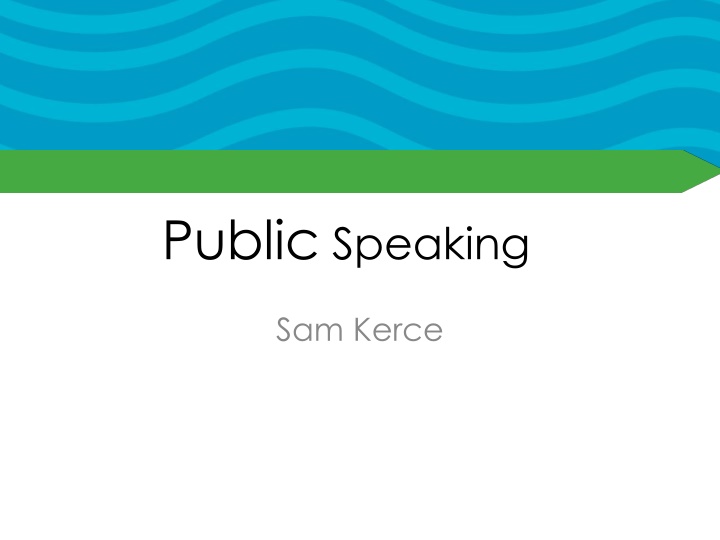 public speaking